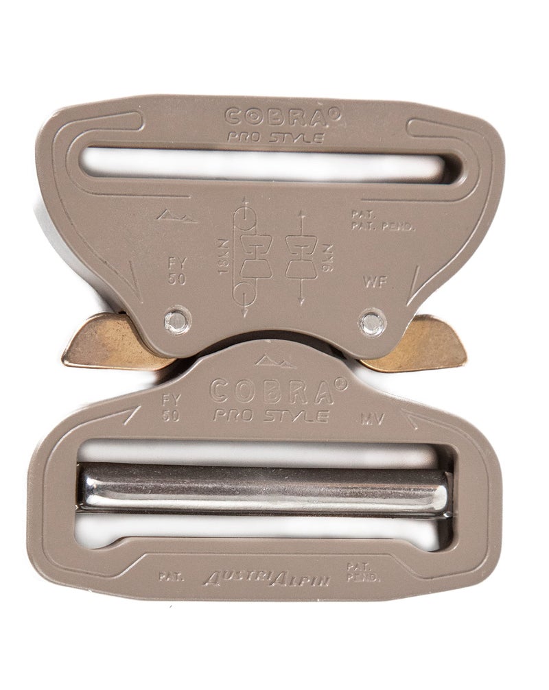AustriAlpin Cobra Buckle 7075 Aluminum Quick Release Adjustable Elephant Grey (2" 50MM) - Image 1
